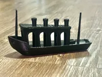 Figurine de bateau façon Titanic — photo 1