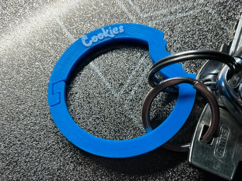 Cookies Carabiner Keychain Keyring Logo
