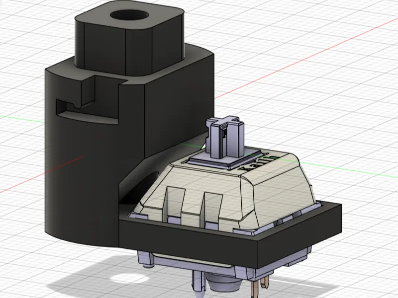 Arcade button bayonet style keeb switch adapter 