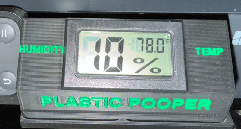 40º Hygrometer Stand for Gridfinity