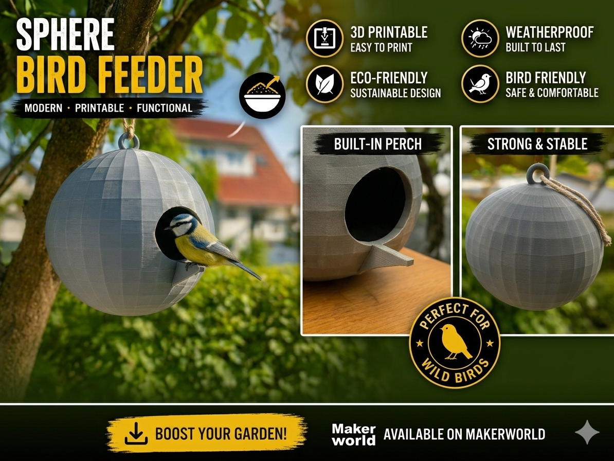 Bird Feeder – Sphere Design