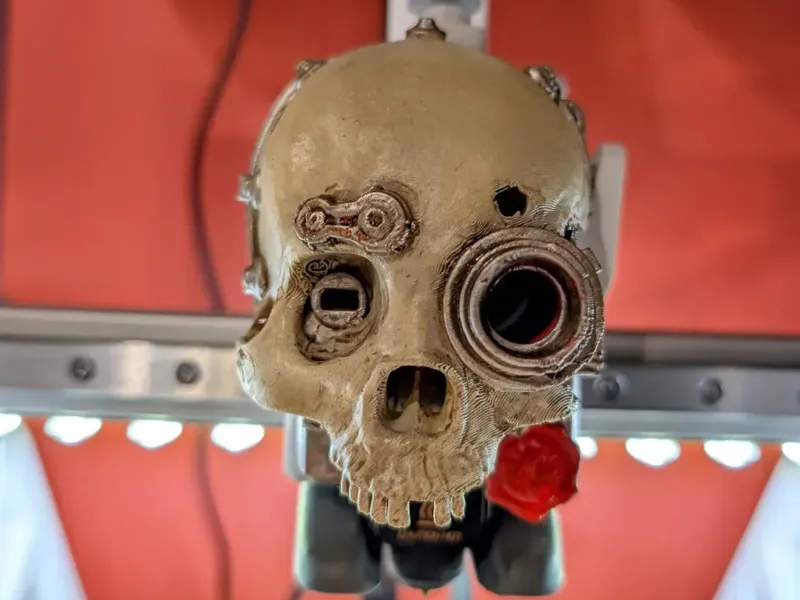 Servo Skull Extruder Cover - A1 / A1 mini