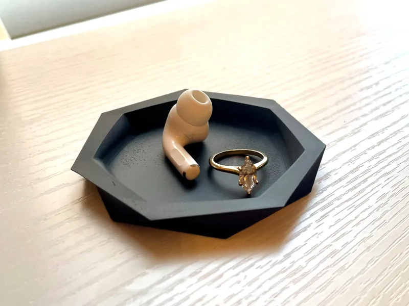 Modern Dish, Nightstand Ring Jewelry Dish
