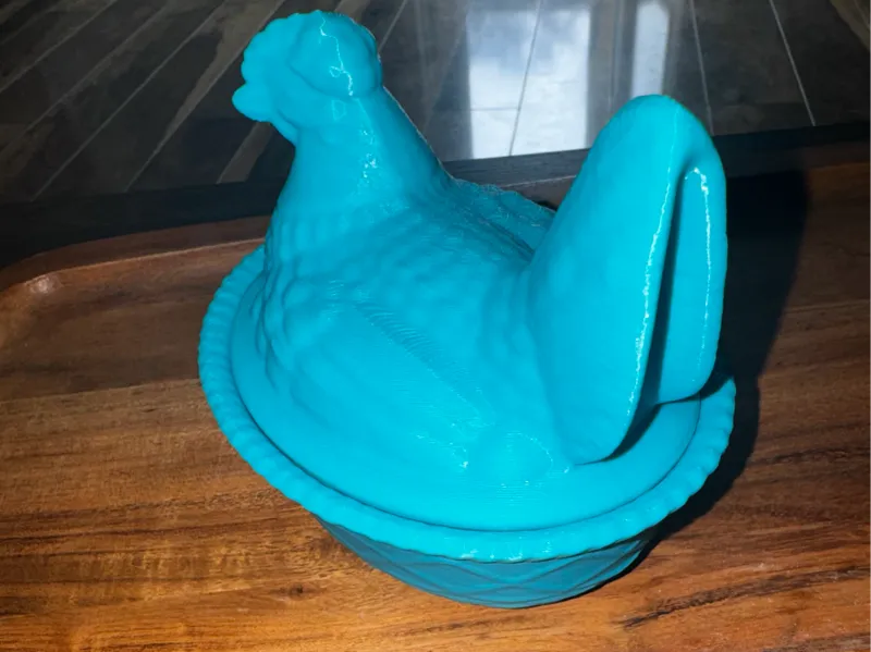 Hen on a nest (Westmoreland) 3d scanned