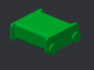 A1 spool holder Bracket for metal shelf tear drop