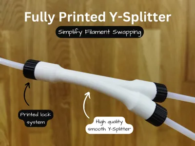 Fully Printed Y-Splitter