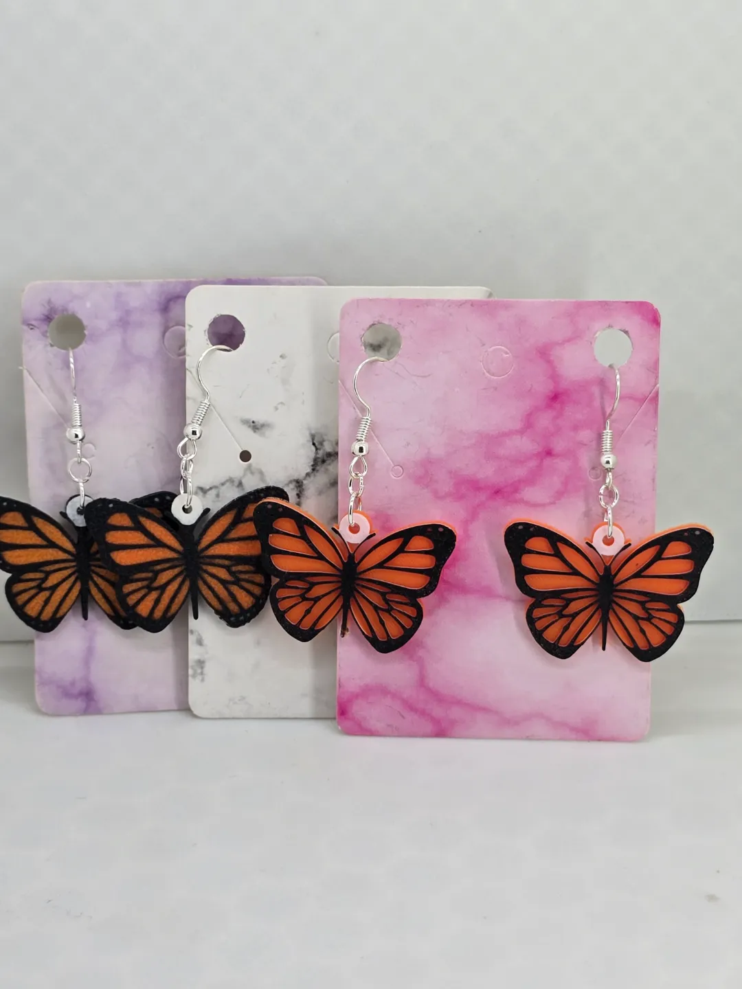 Monarch Butterfly Earrings view 2
