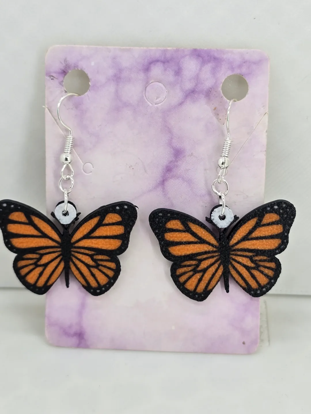 Monarch Butterfly Earrings view 3