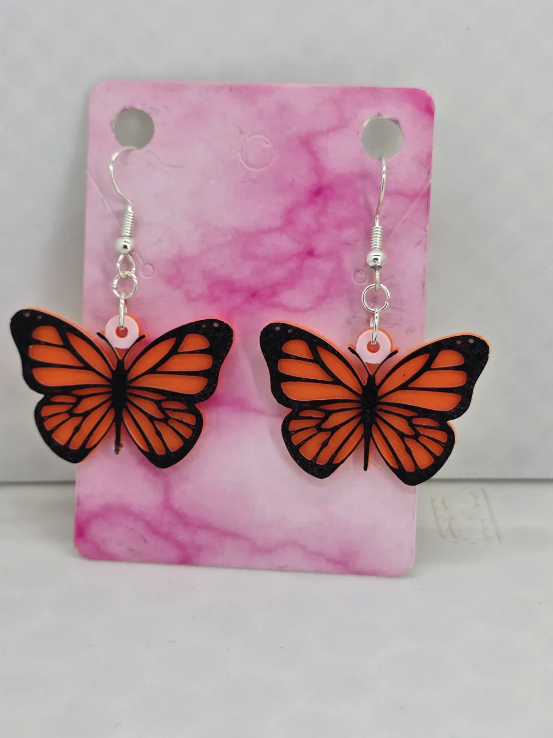 Monarch Butterfly Earrings view 4