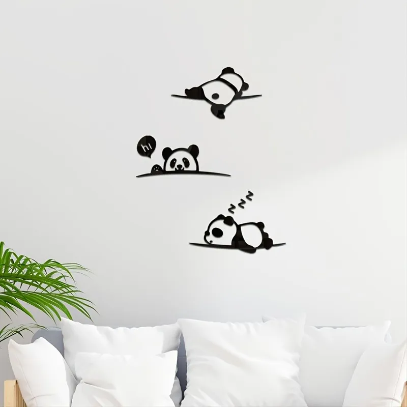 wall art 2d - panda 