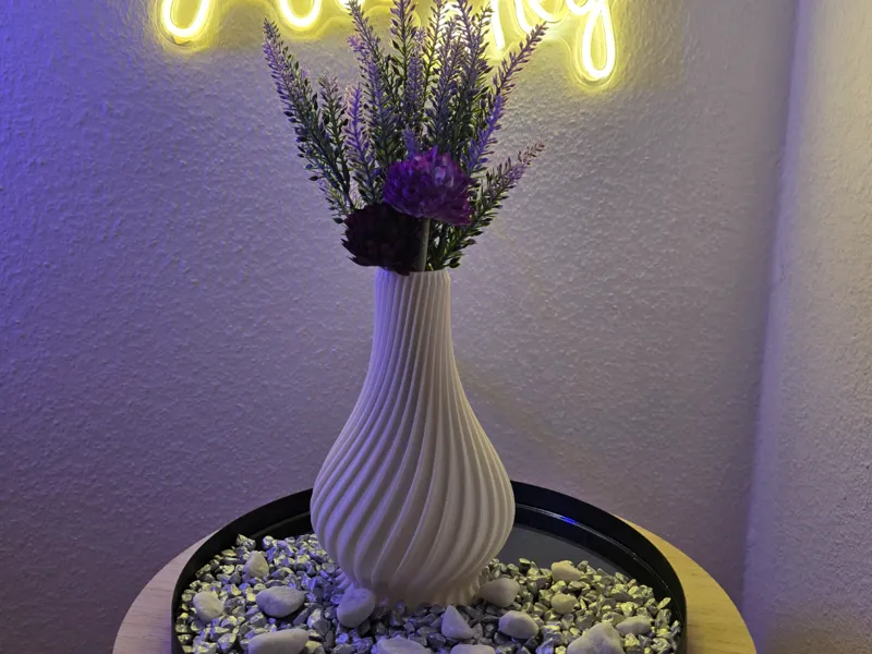 Modern Spiral Vase  