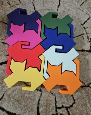 Tileable Cat - pave "stone"