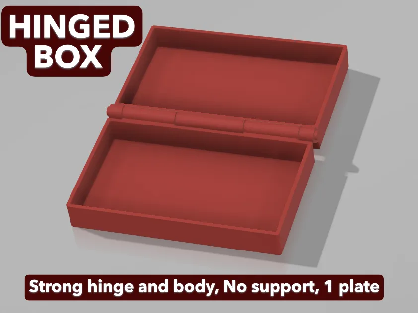 HINGED BOX / CASE - Free 3D Print Model - MakerWorld