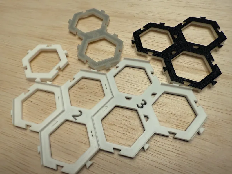 Gloomhaven Terrain Hex Frames