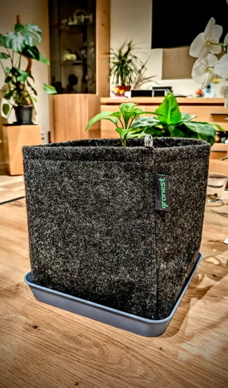 Square trivet for Gronest Fabric Pot 16cm 4L