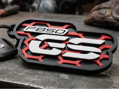 BMW F850 GS Keyring