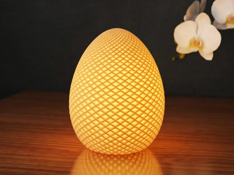 Elegant Egg Lamp – Tealight and Lamp Kit