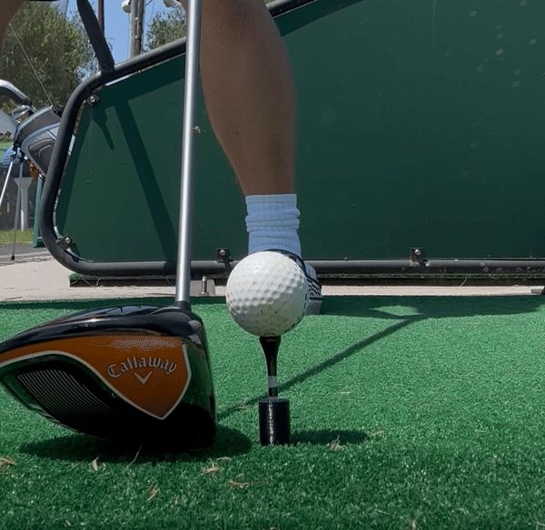 Golf Mat Tee Holder