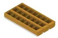 3 Row Small Pill Box Base