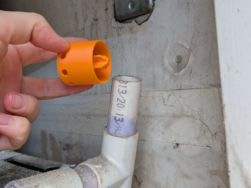 HVAC Drain Pipe Cap