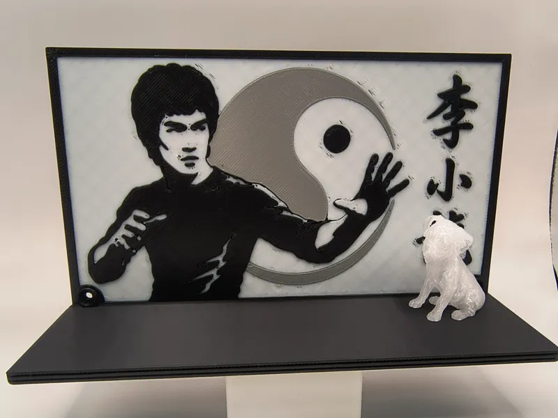 Bruce Lee Wall Shelf - 70s Icons