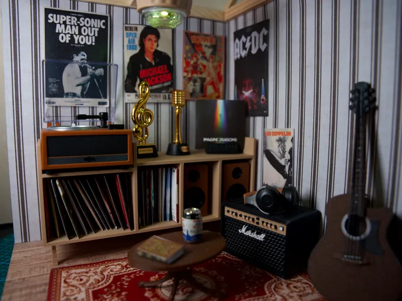 MiniBrands really works vinyl rack