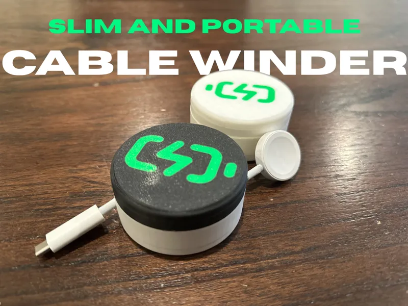 Slim and Portable Cable Winder
