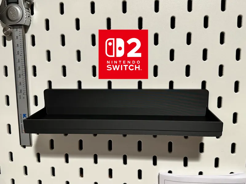 Nintendo Switch 2 Dock Ikea SKADIS Mount