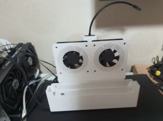 Lenovo Legion Go 1 Dock. 2X Cooling Fan With e-gpu