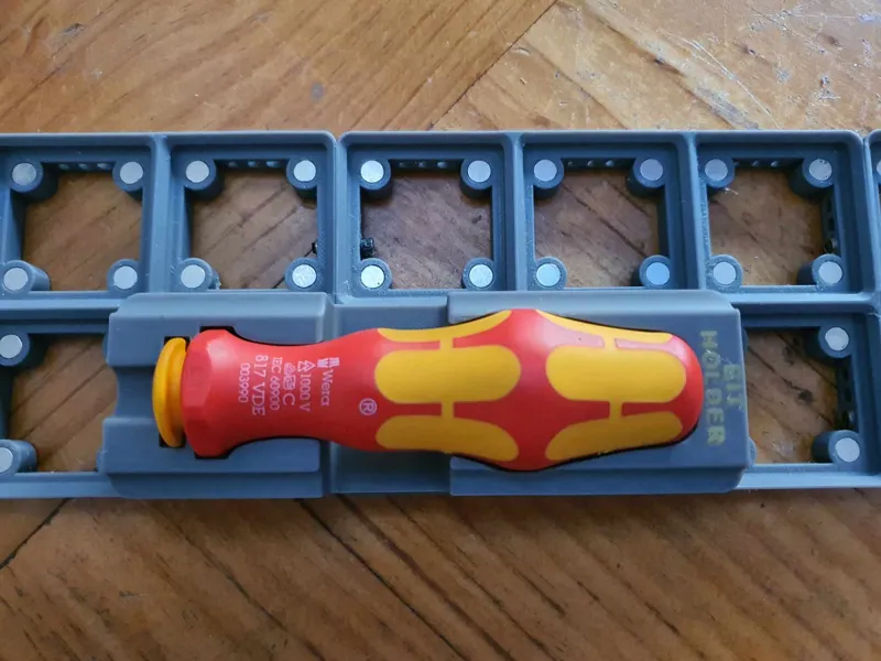Wera 817 VDE Handle Gridfinity Insert