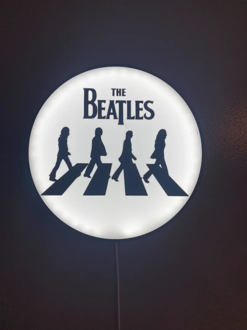 Beatles LED LightBox Abby Road