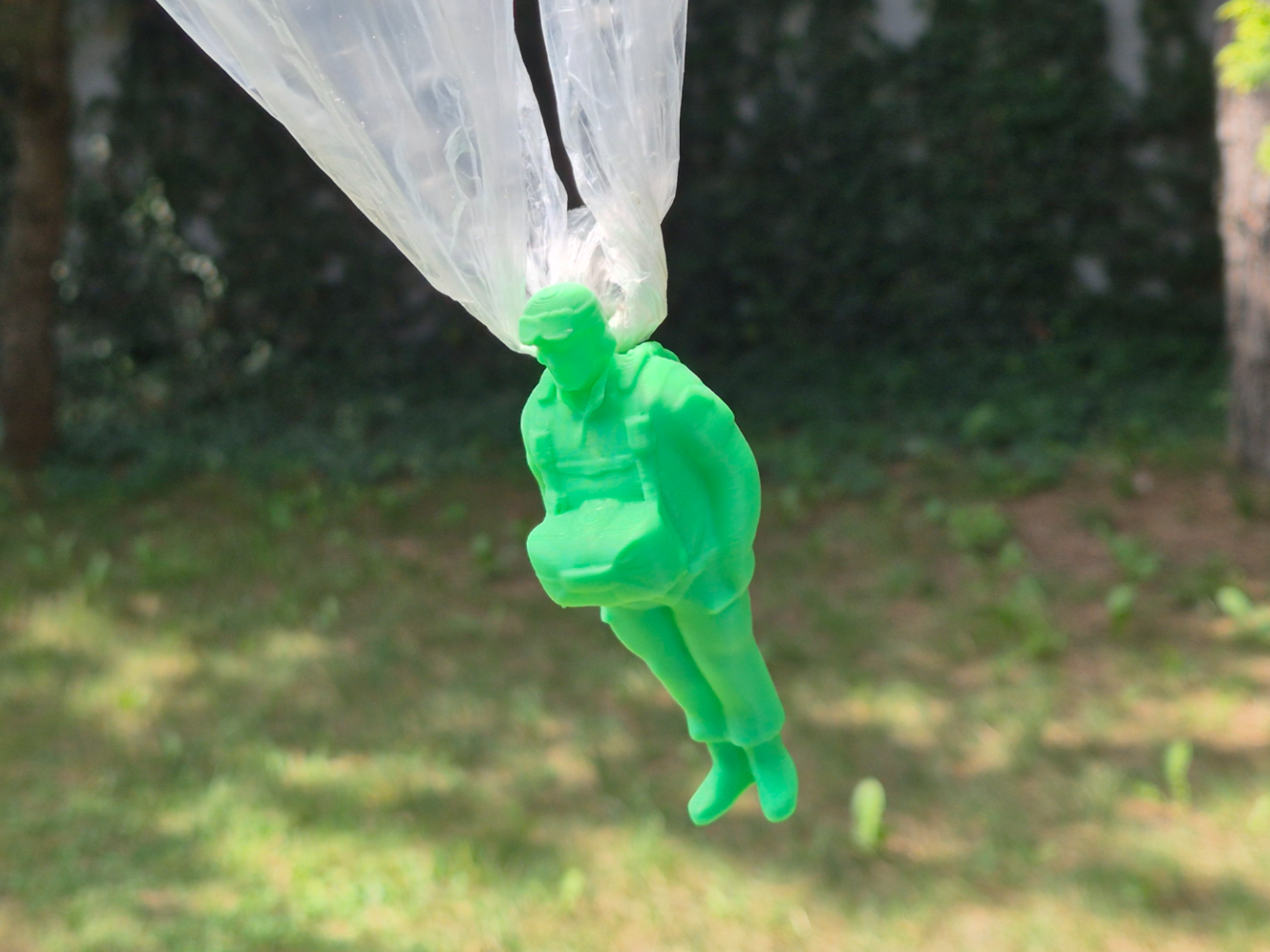 Chubby Paratrooper Figurine