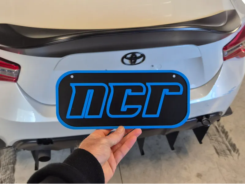 Novelty Number Plate (Australian Spacing)