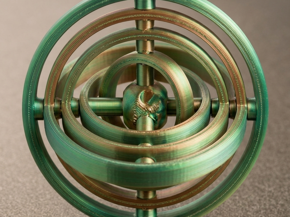 Print-in-Place Concentric Gyroscope Fidget