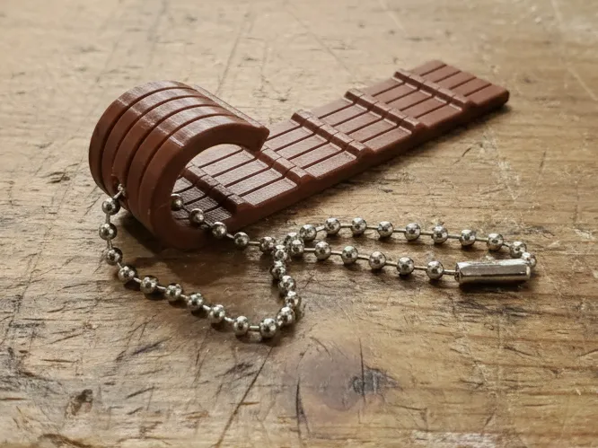 Toboggan Sled Keychain