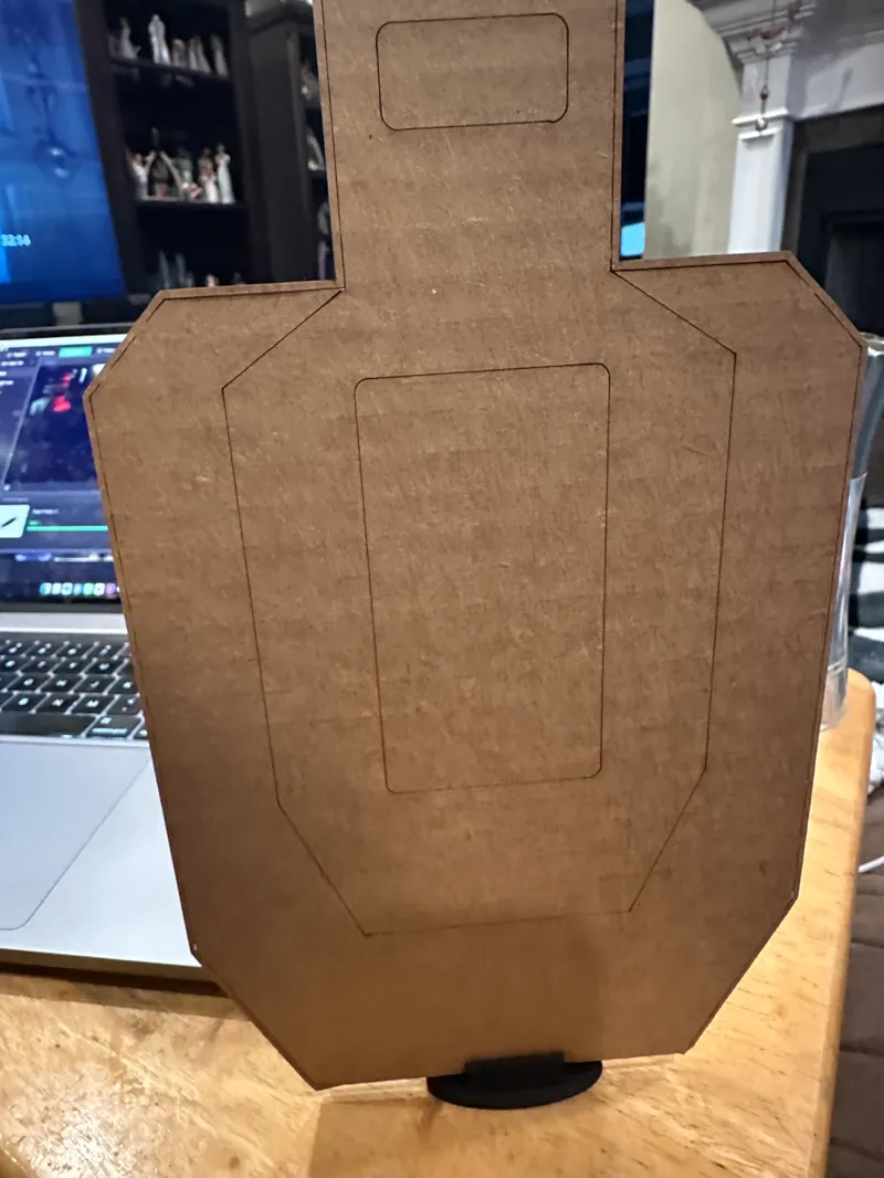 Dry Fire - Cardboard Target Stand