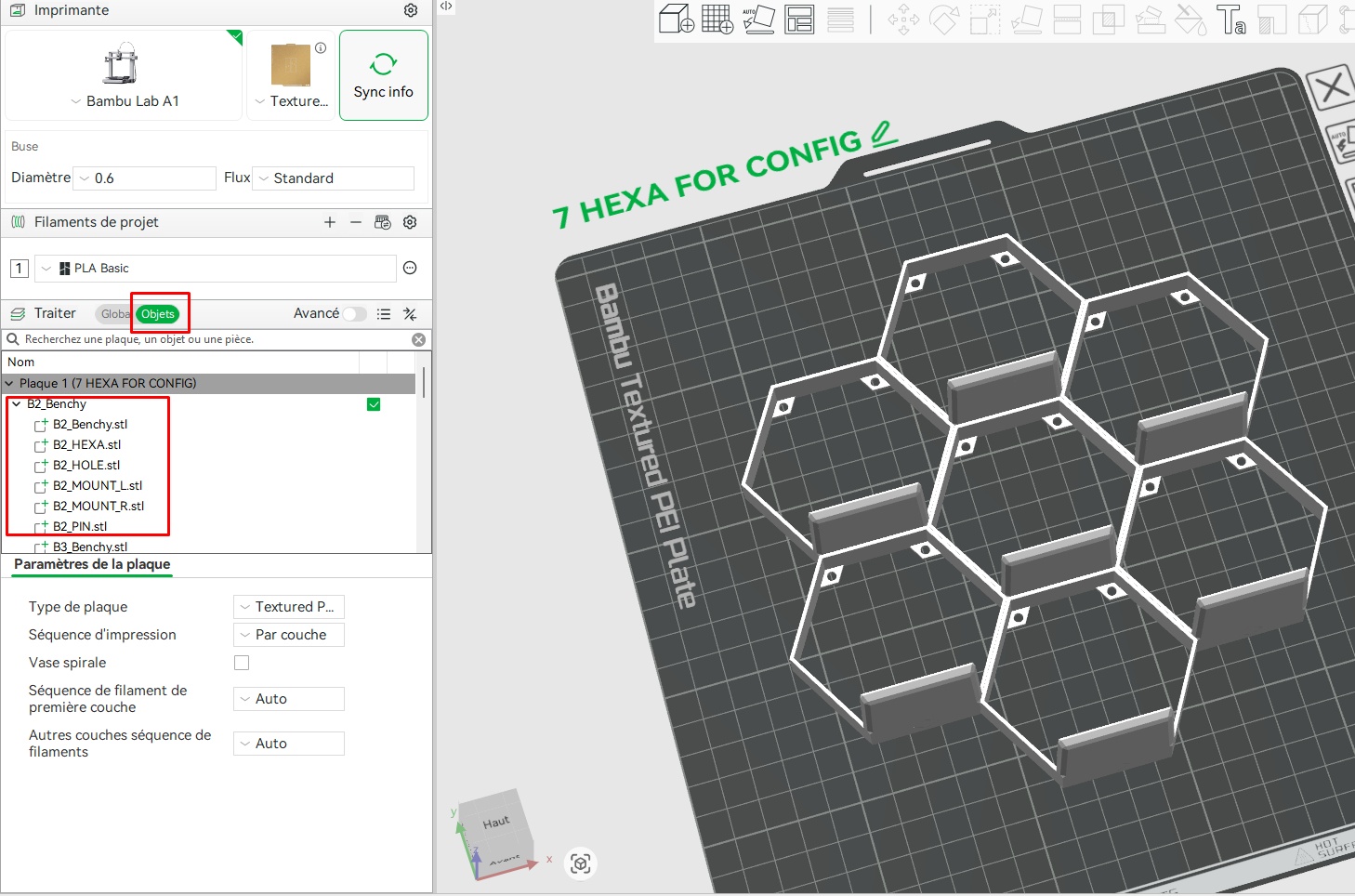 Miniatura 8 do modelo 3D Hexagonal Modular Benchy Shelf