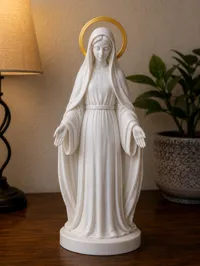 NOSSA SENHORA DAS GRAÇAS - COM ROSTO E SEM PINTURA