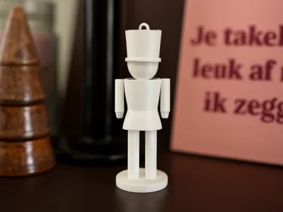 Simple Christmas Nutcracker, Decor & Bauble