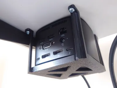 HP Dock G2 Thunderbolt dock underdesk mount