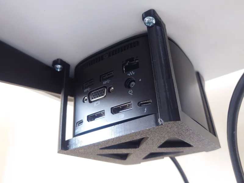 HP Dock G2 Thunderbolt dock underdesk mount