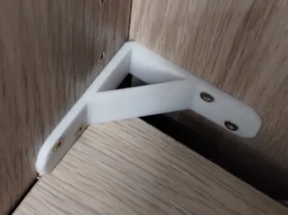 bracket 60mmx20mmx3mm strengthened for m3 screw