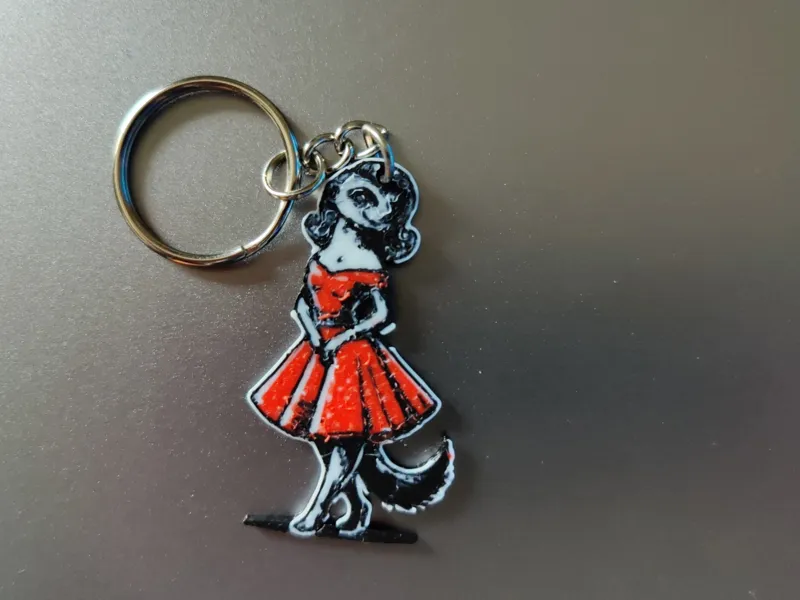 Rockabella Meerkat Keychain