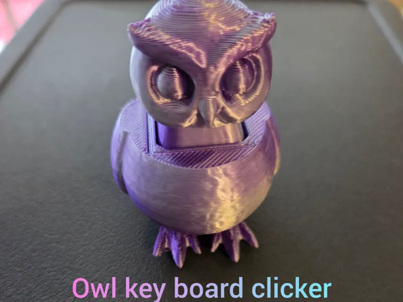 owl keyboard clicker fidget
