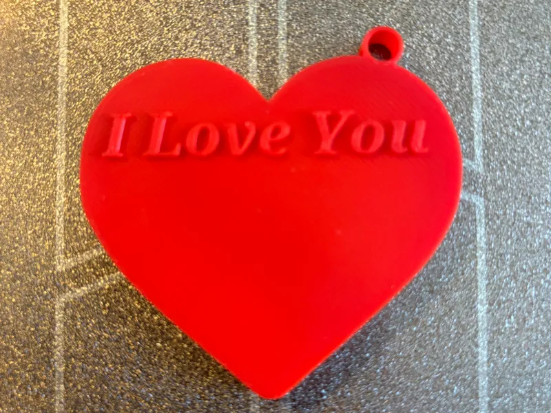 Heart Keychain - Valentines
