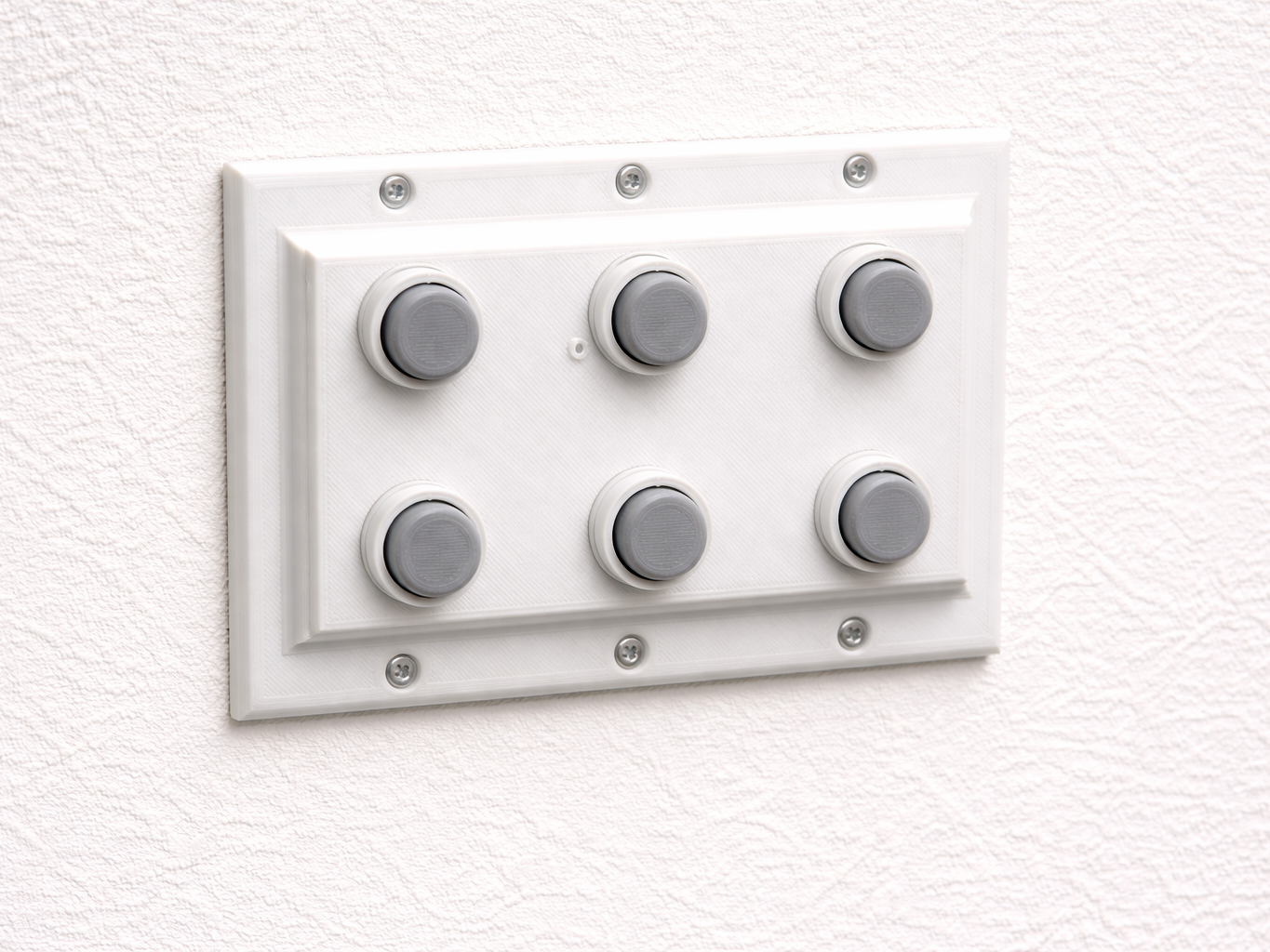 Triple Button Light Switch Cover