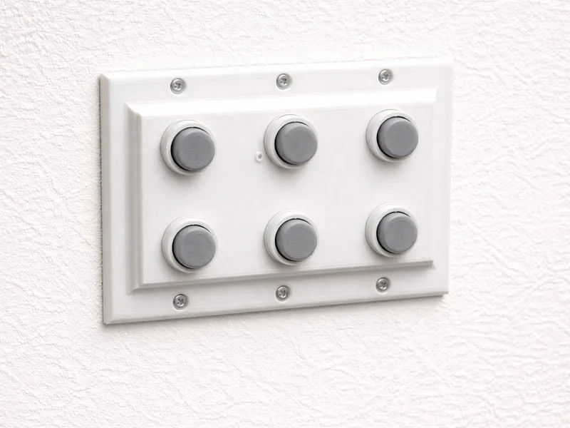 Triple Button Light Switch Cover
