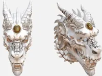 Crâne de dragon orné — photo 1