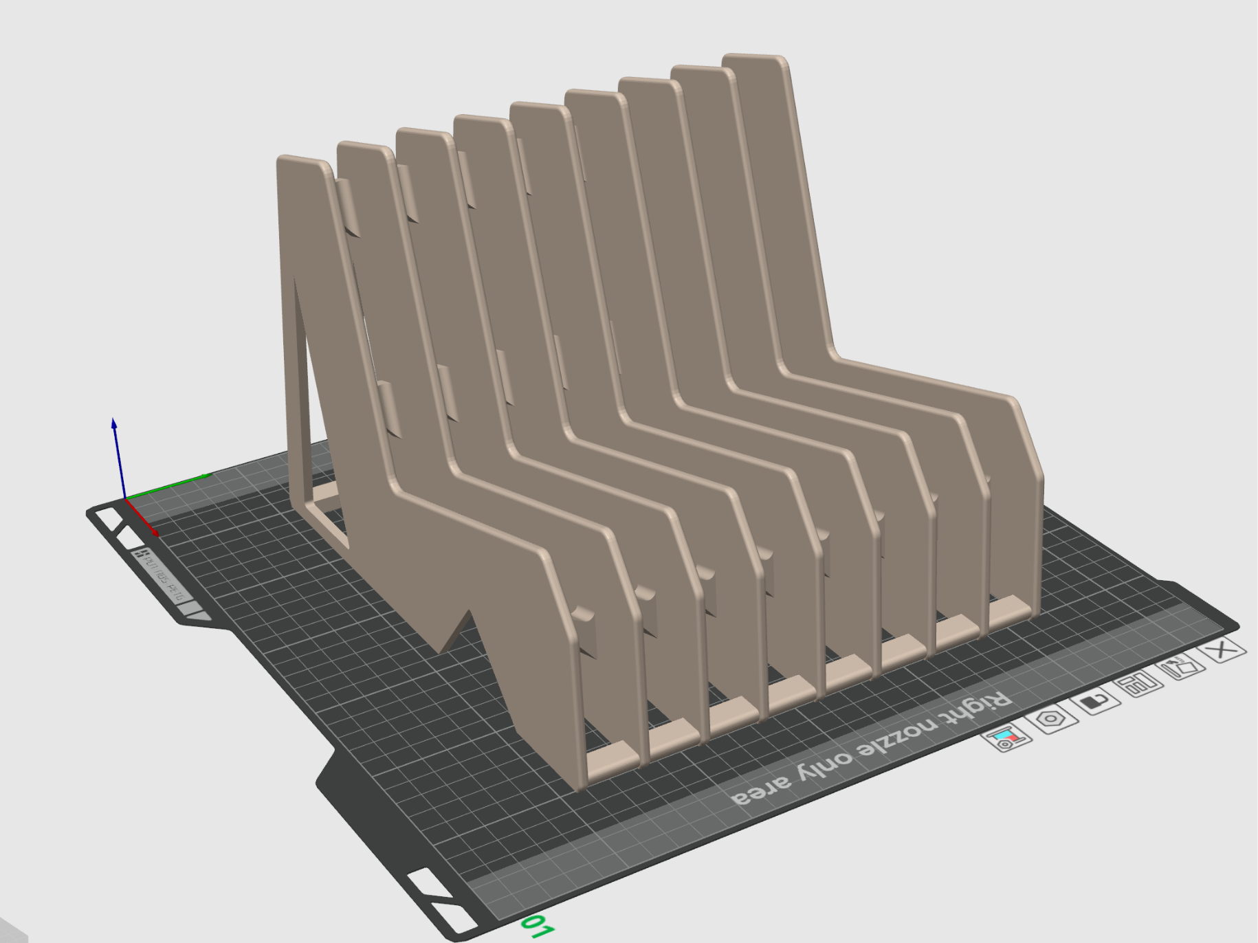 Freeze Dryer Rack 8 Slot HarvestRight M/L/XL 3D model