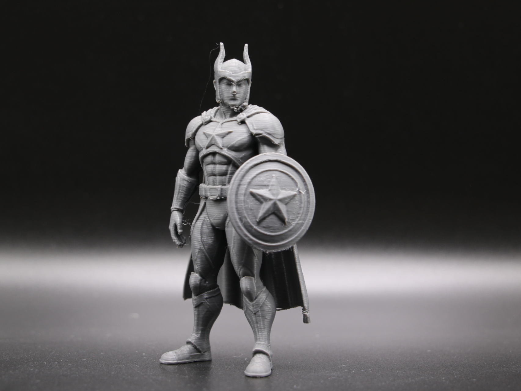 Star Guardian Sentinel – Stylized Hero Figurine